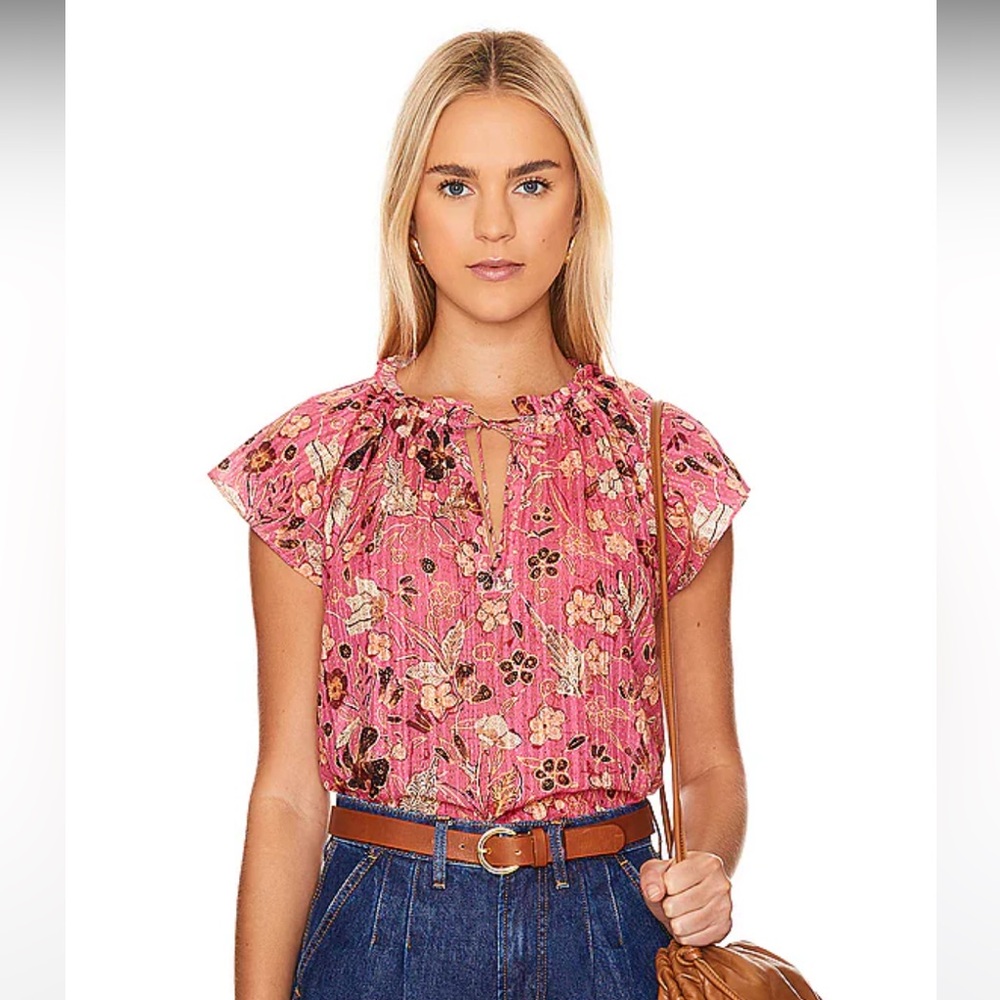 Ulla Johnson Cleo Top in Hollyhock, Size 0